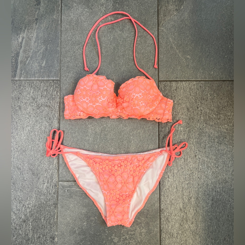 Victoria's Secret Coral Bikini Set